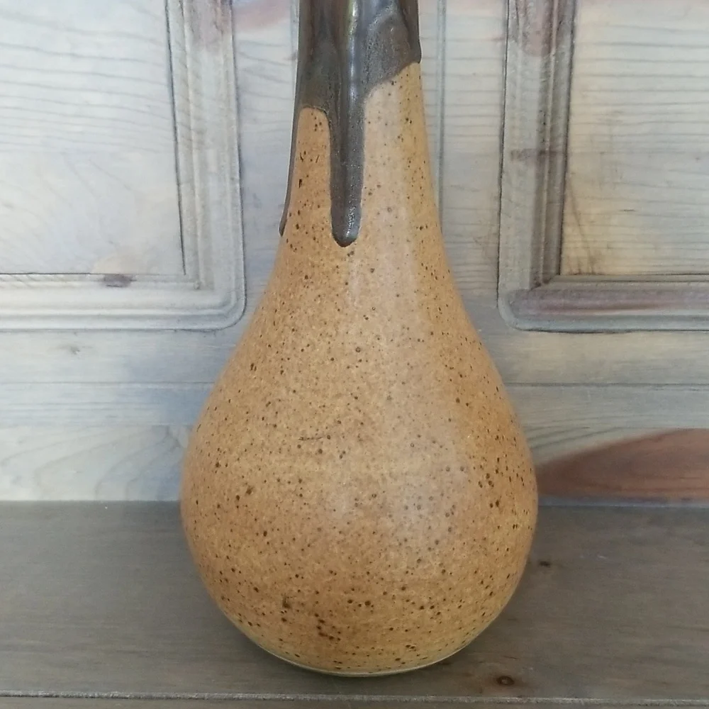 Studio Art Pottery Hand-crafted Stoneware Vase.